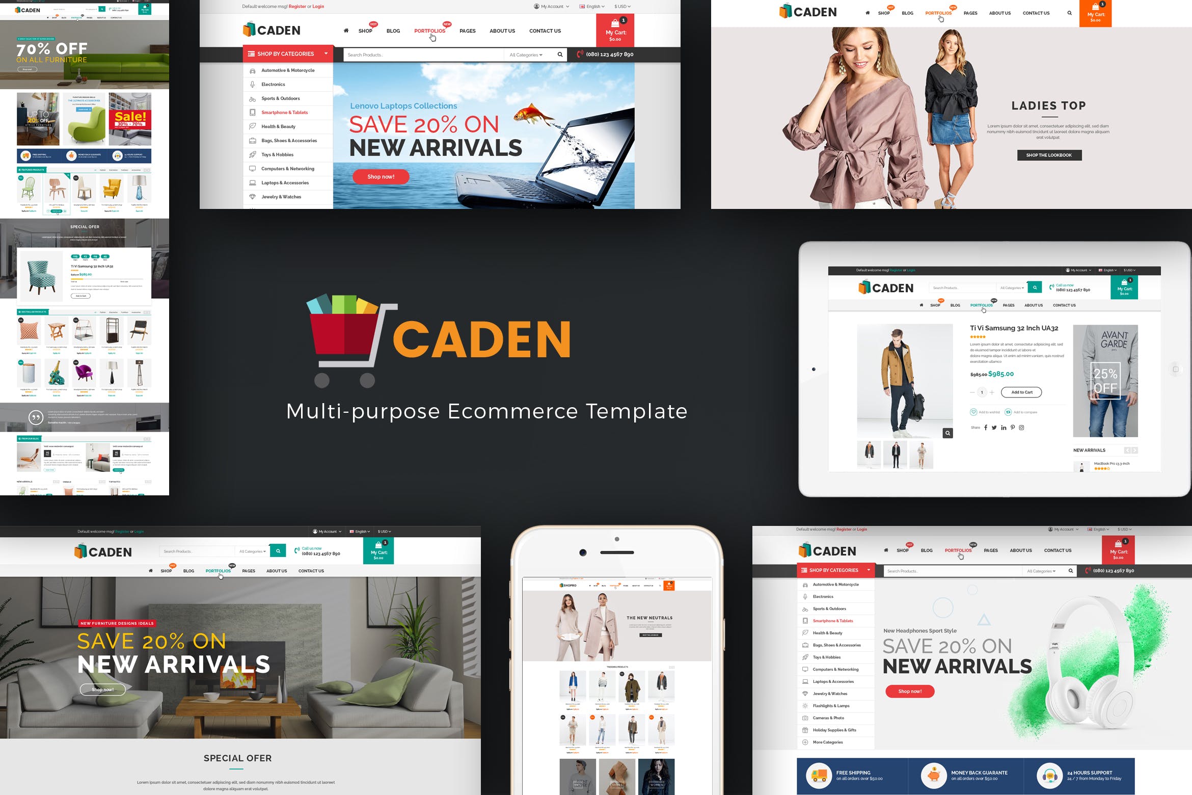 Caden - Mega Store Responsive WordPress Theme